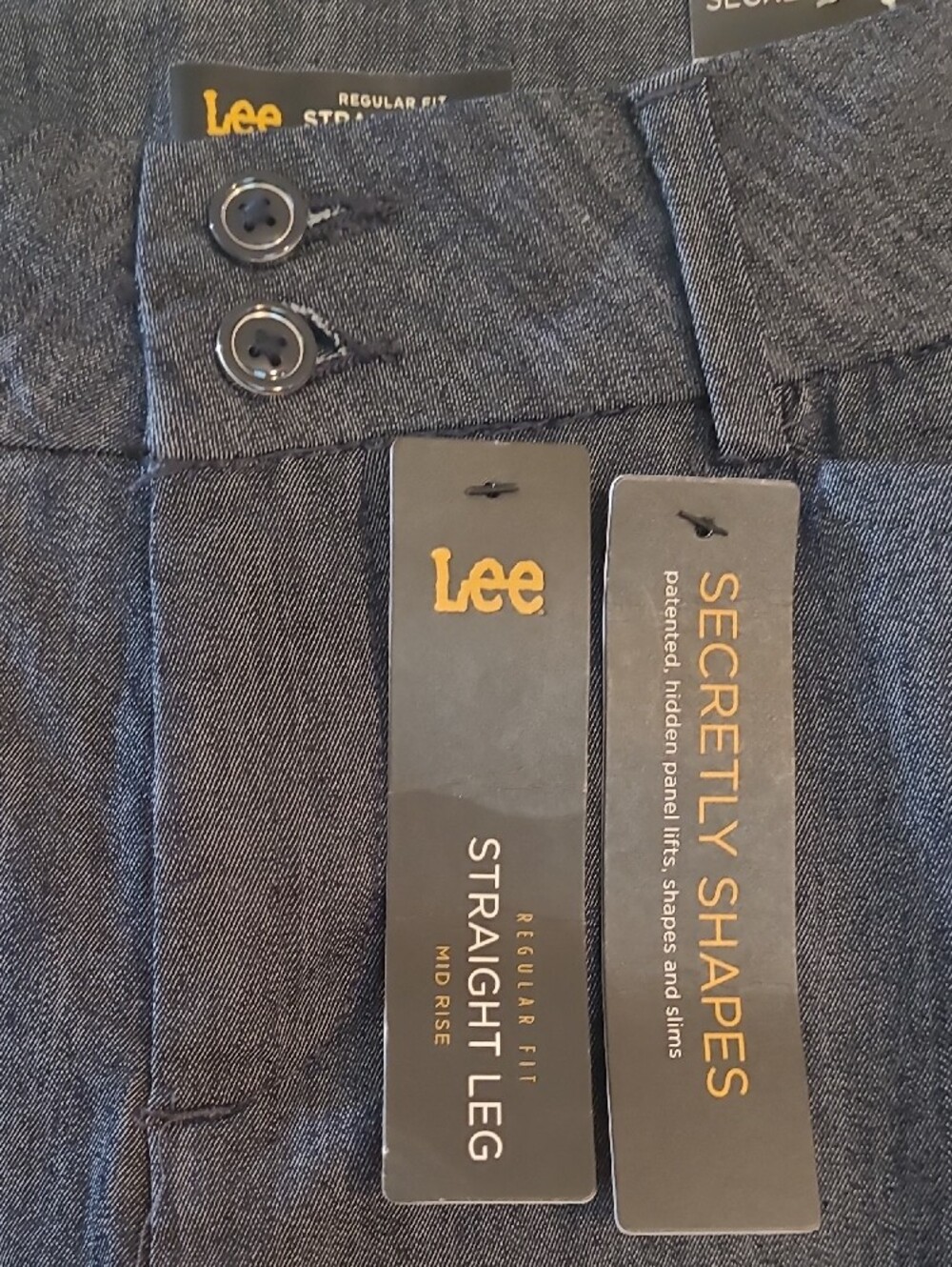 Lee Women's Indigo Straight Leg Jeans Size 8 - Picture 2 of 5